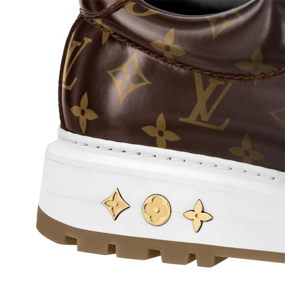 Louis Vuitton LV x NBA Abbesses Derby Ebony Brown Monogram Sneaker UK 9 US 10 11 - Picture 4 of 16